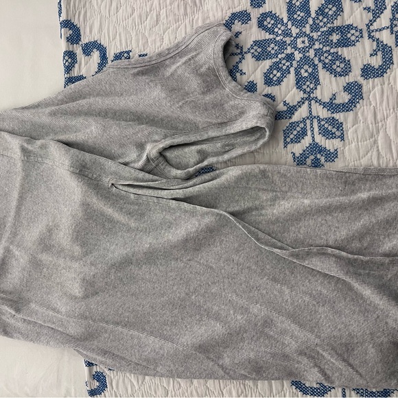 Universal Thread Light Gray Ribbed Knit Maxi Dress - Picture 3 of 4